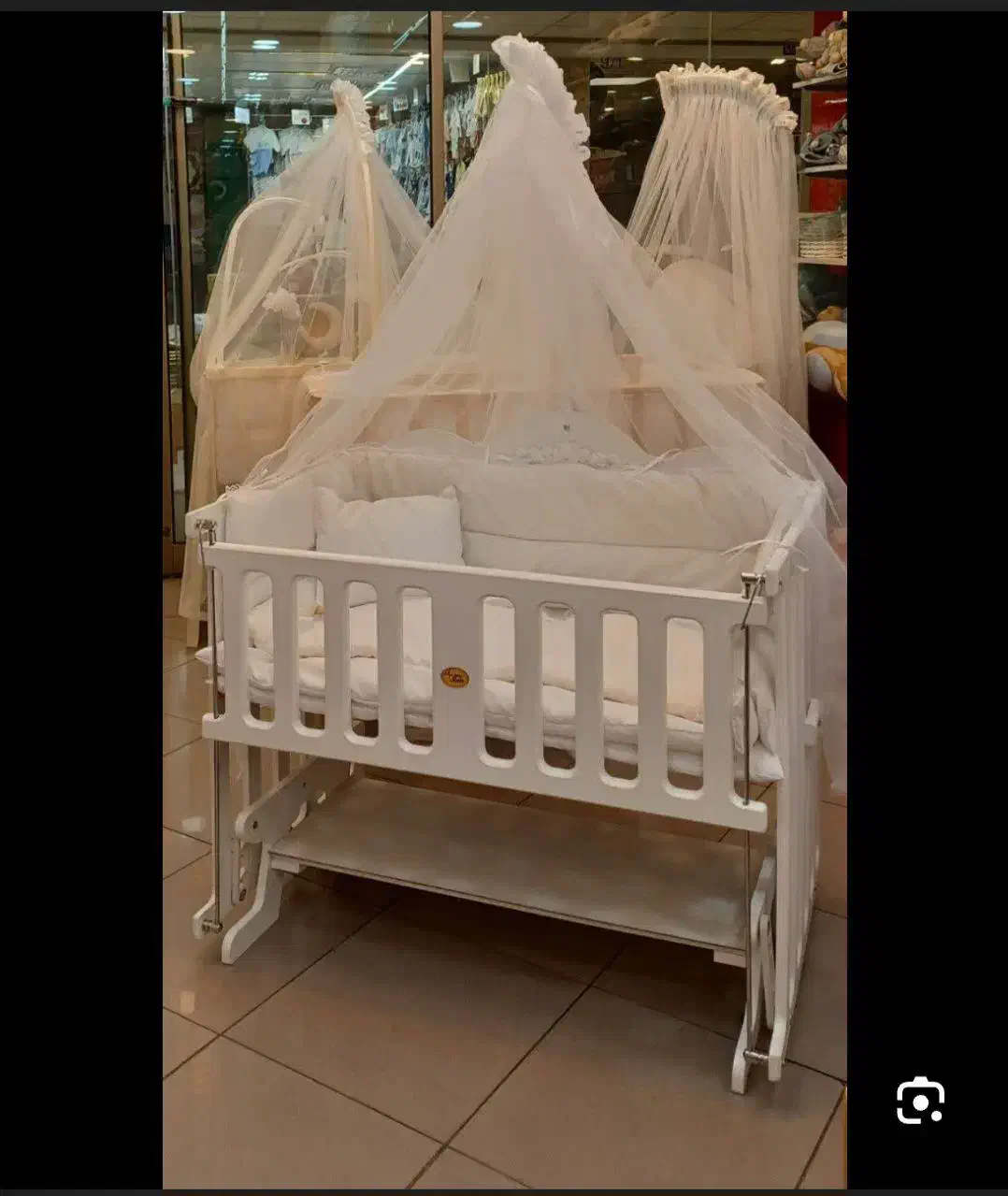 تخت گهواره کنار مادر مدل کلاسیک|اسباب و اثاث بچه|نسیمشهر, |دیوار