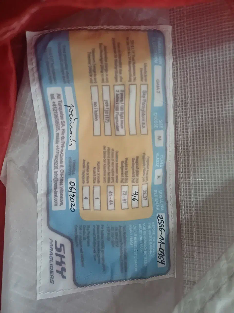 ست کامل پاراگلایدر کلاس A|تجهیزات ورزشی|تهران, شارق|دیوار