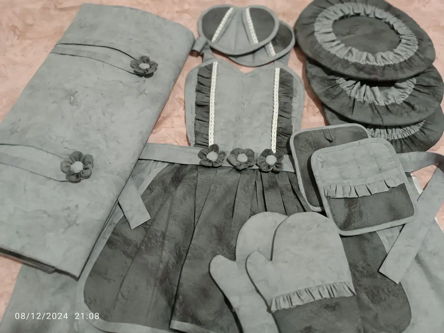 سرویس آشپزخانه و جهیزیه عروس|سفره، حوله، دستمال آشپزخانه|کرمانشاه, |دیوار