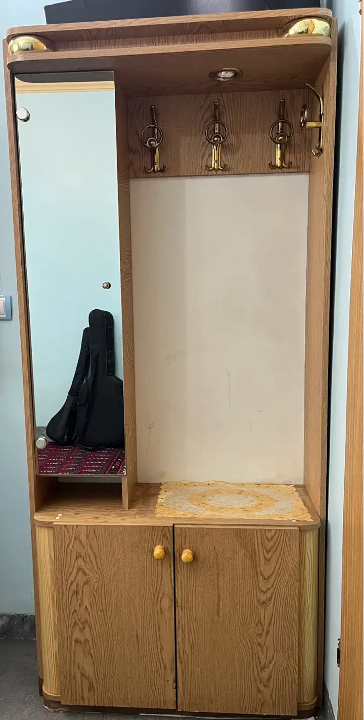 جاکفشی آینه دار|جاکفشی، کمد، دراور|کرمان, |دیوار