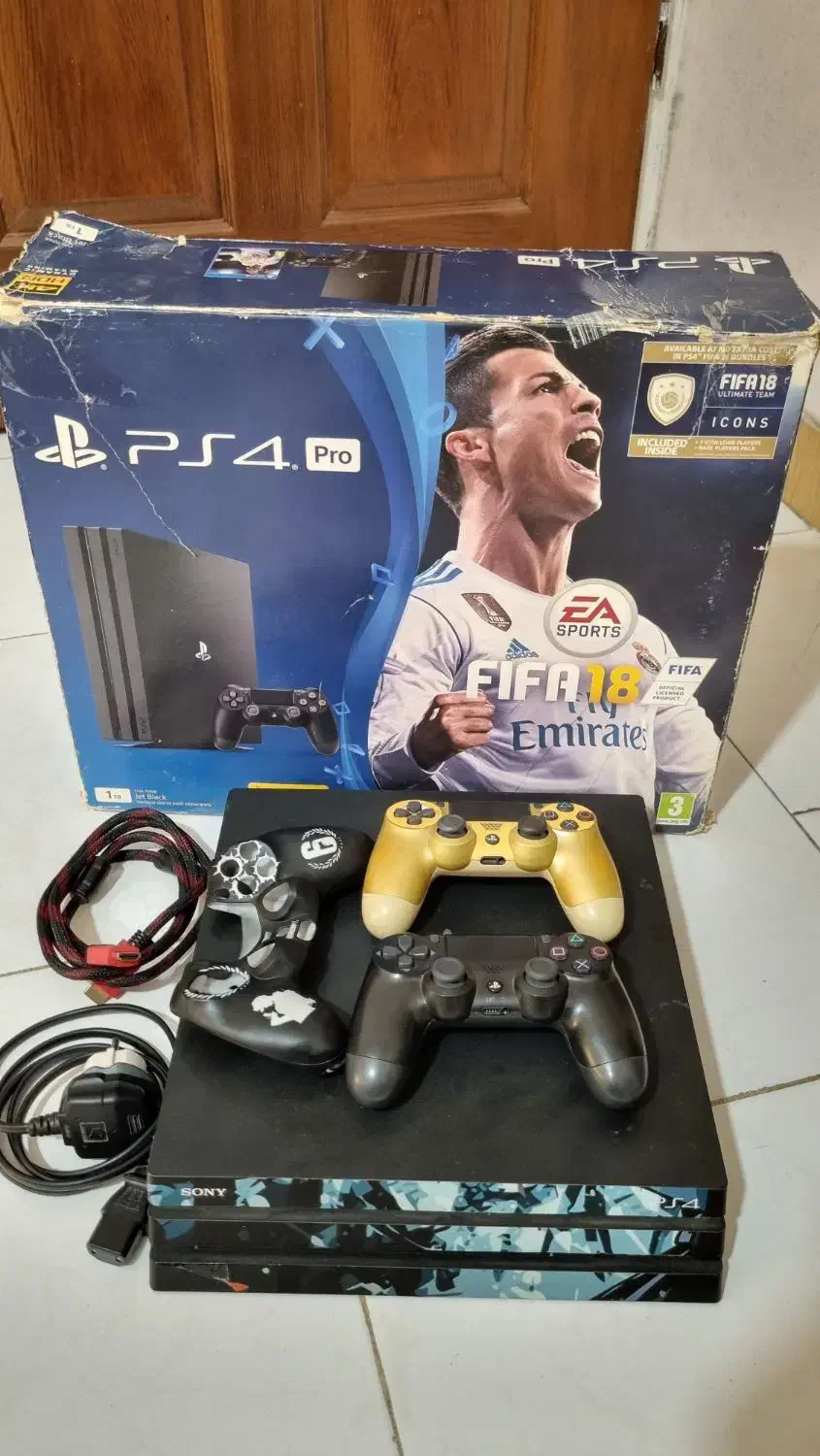 ps4 pro 1tra دو دسته|کنسول، بازی ویدئویی و آنلاین|رشت, فلسطین|دیوار