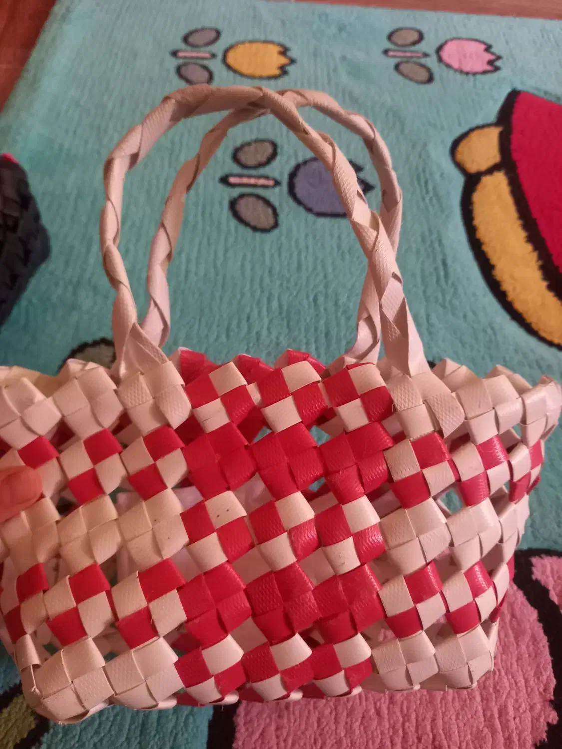 ساک حصیری بچگانه نو|کیف، کفش، کمربند|لنگرود, |دیوار