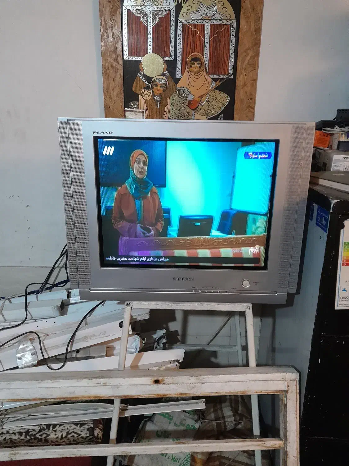 تلویزیون سامسونگ ۲۱سالم ترتمیز صفحه تخت|تلویزیون و پروژکتور|کرج, حصارک پایین|دیوار