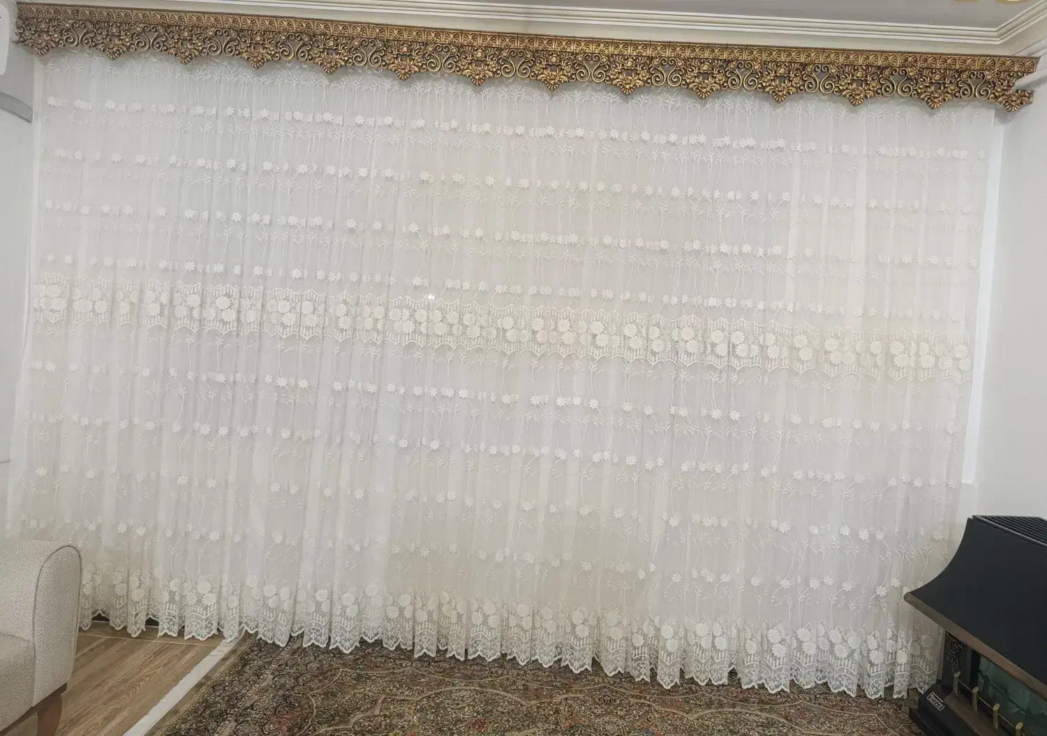 پرده پذیرایی|پرده، رانر، رومیزی|دهگلان, |دیوار