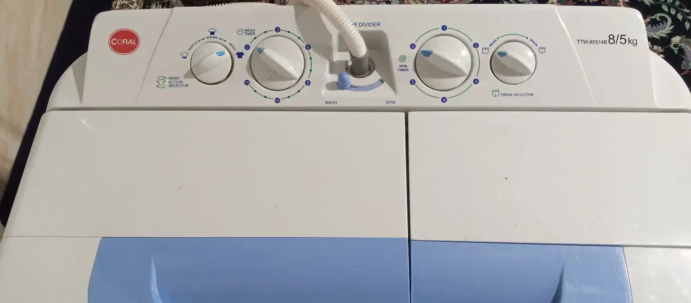 کهنه شور ۸نیم کیلو کورال|ماشین لباسشویی و خشک‌کن لباس|کامیاران, |دیوار