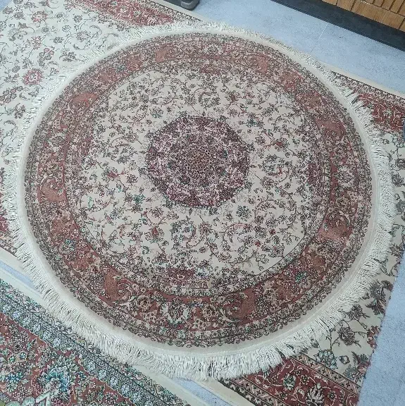 فرش مشهد گرد سایز 1/5&1/5|فرش|مشهد, جاهد شهر|دیوار