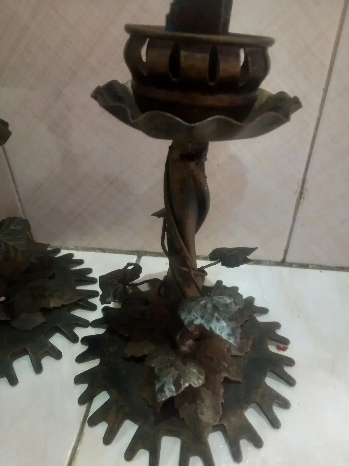 دو جفت شمعدان قدیمی|کلکسیون اشیاء عتیقه|کرج, اکبرآباد|دیوار