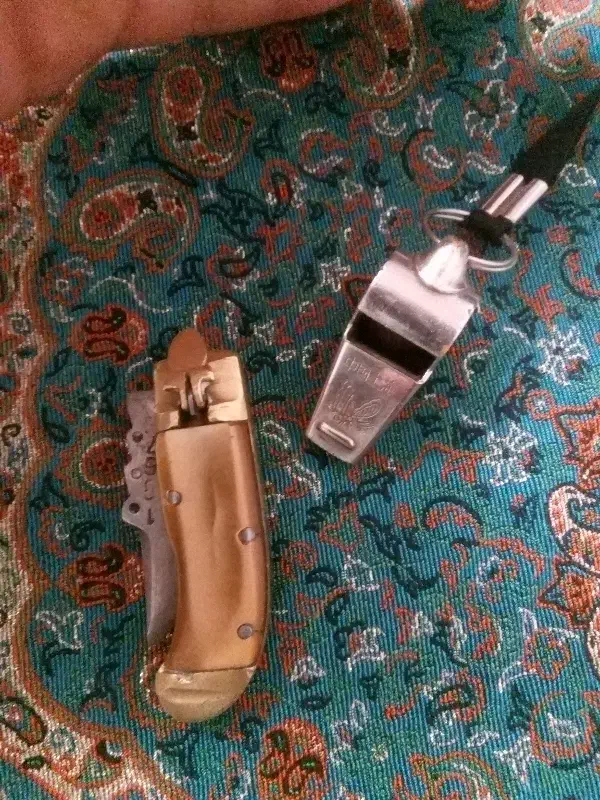 سوت و چاقو دست ساز|کلکسیون اشیاء عتیقه|تبریز, |دیوار