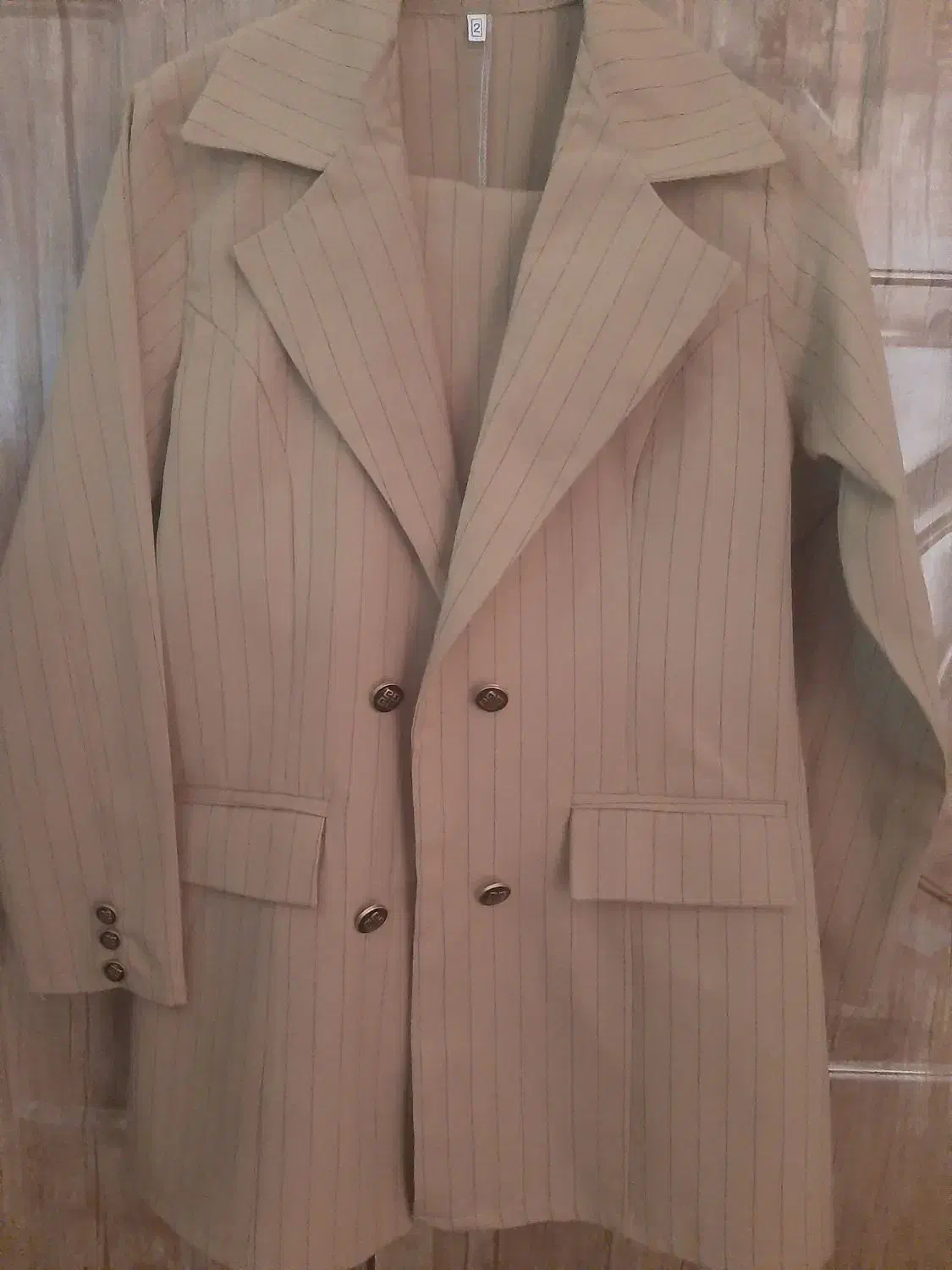 کت وشلواررنگ نسکافه ای|لباس|قائمشهر, |دیوار