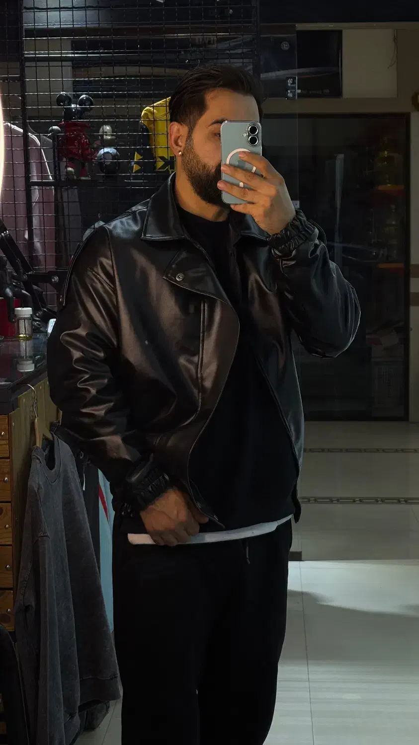 کاپشن چرم (ترند)|لباس|بروجرد, |دیوار