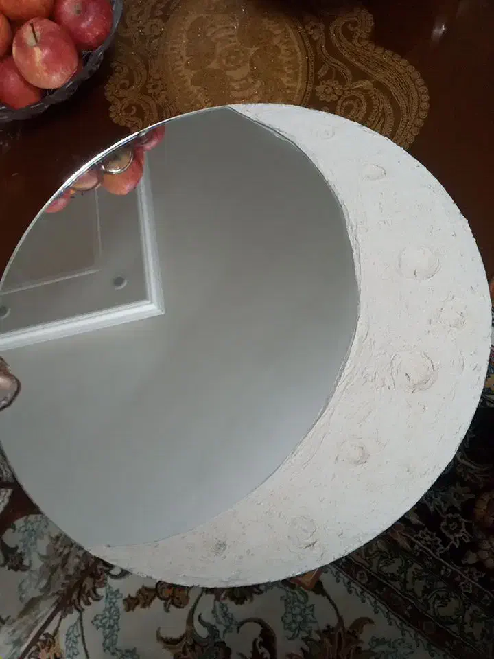 ماه روی آینه|تابلو، نقاشی، عکس|قم, قلعه کامکار|دیوار