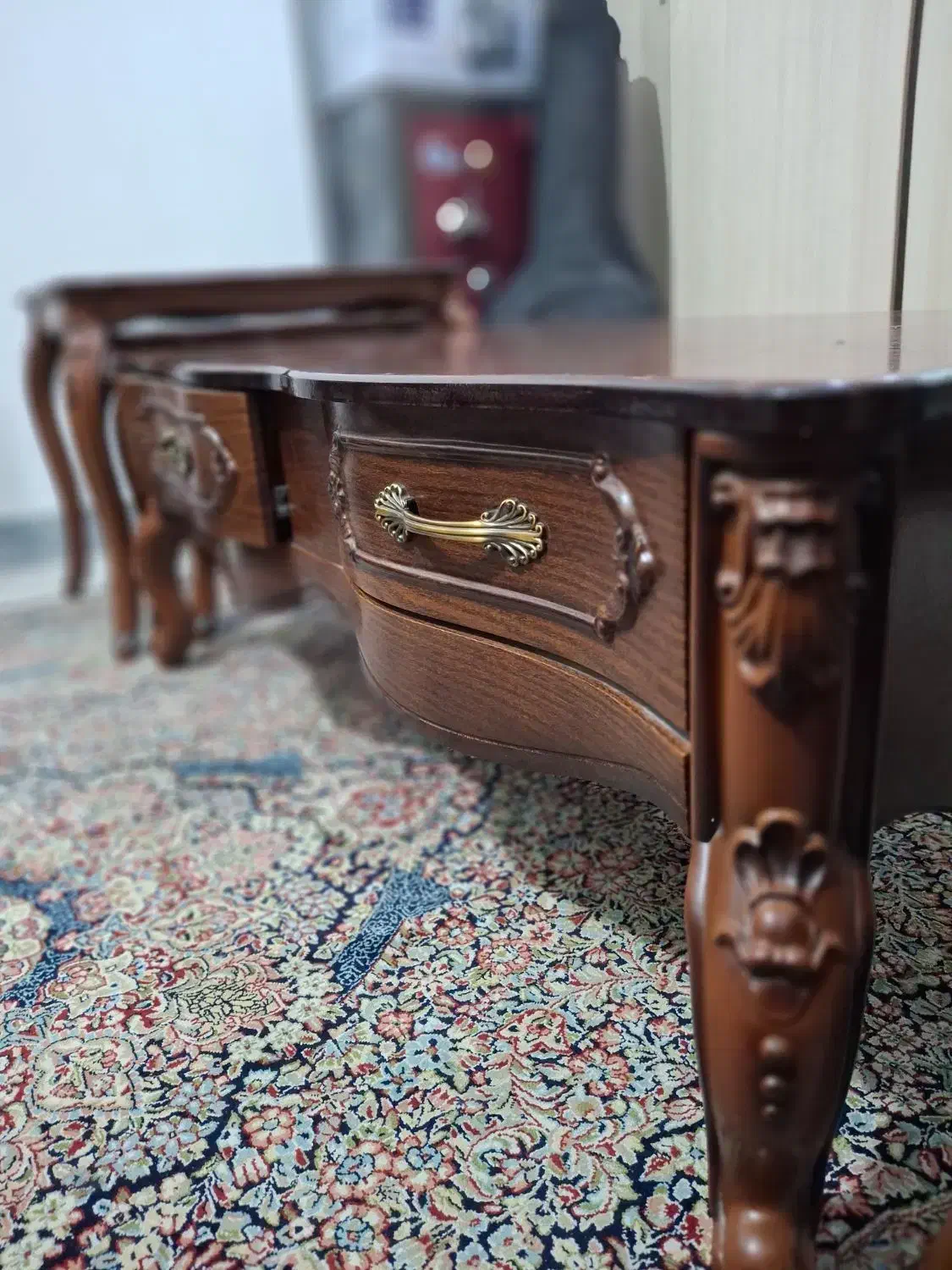 جلو مبلی به همراه ست کامل عسلی(۶ تکه)|مبلمان خانگی و میز عسلی|اهواز, کوی باهنر|دیوار