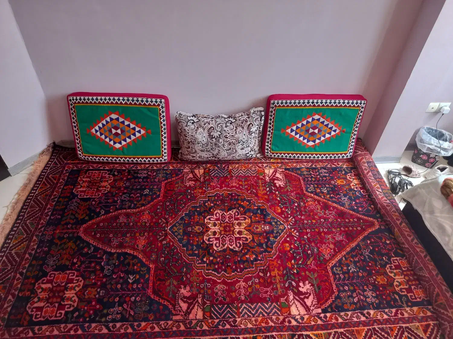 فرش دستباف قشقایی|فرش|شیراز, شهرک سراج‎|دیوار