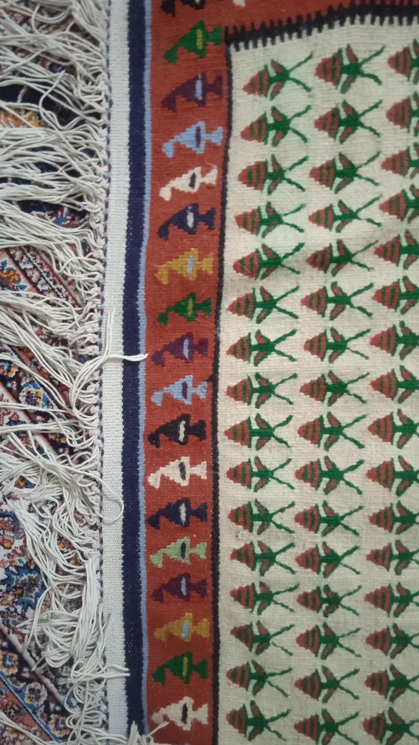 گلیم طرح شاه توت|گلیم، جاجیم، گبه|کرمانشاه, |دیوار