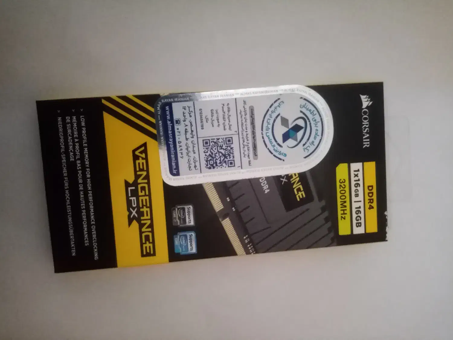 Ram corsair 16gb ddr4 3200|قطعات و لوازم جانبی رایانه|بندر کنگان, |دیوار