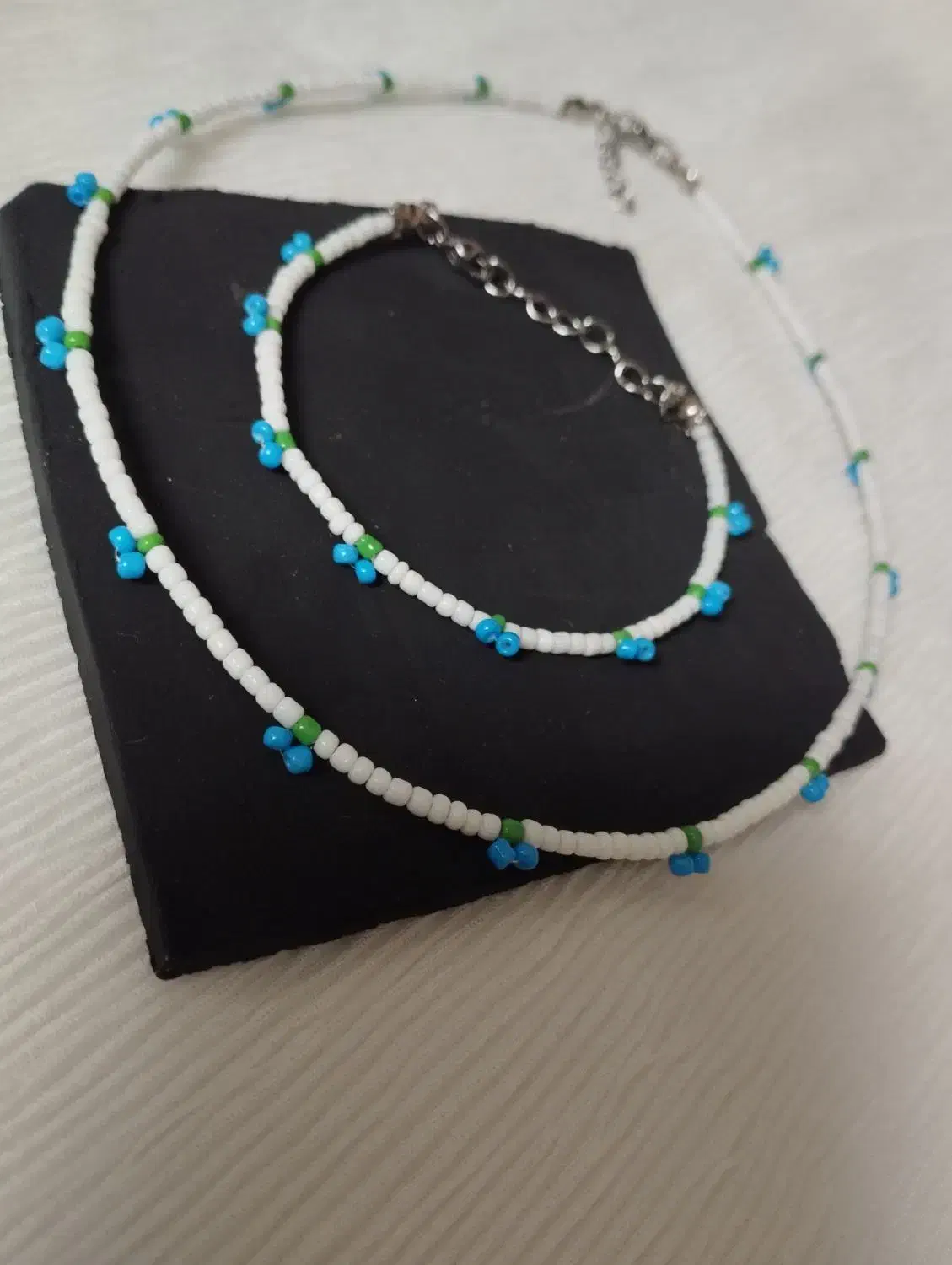 گردنبند منجوقی بلوبری|بدلیجات|تاکستان, |دیوار