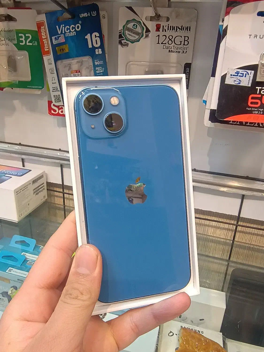 Iphone 13 128GB ZA 100% Blue|موبایل|شاهرود, |دیوار
