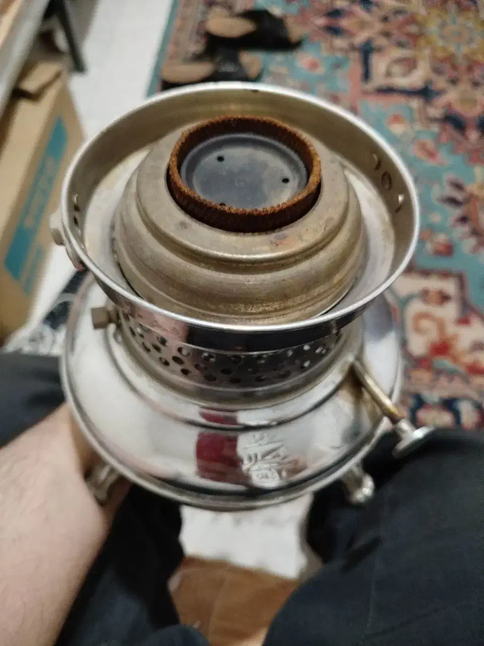 سماور گازی سه لیتری با پایه نفتی اضافه|سماور، چای‌ساز، قهوه‌ساز|تهران, بلوار کشاورز|دیوار