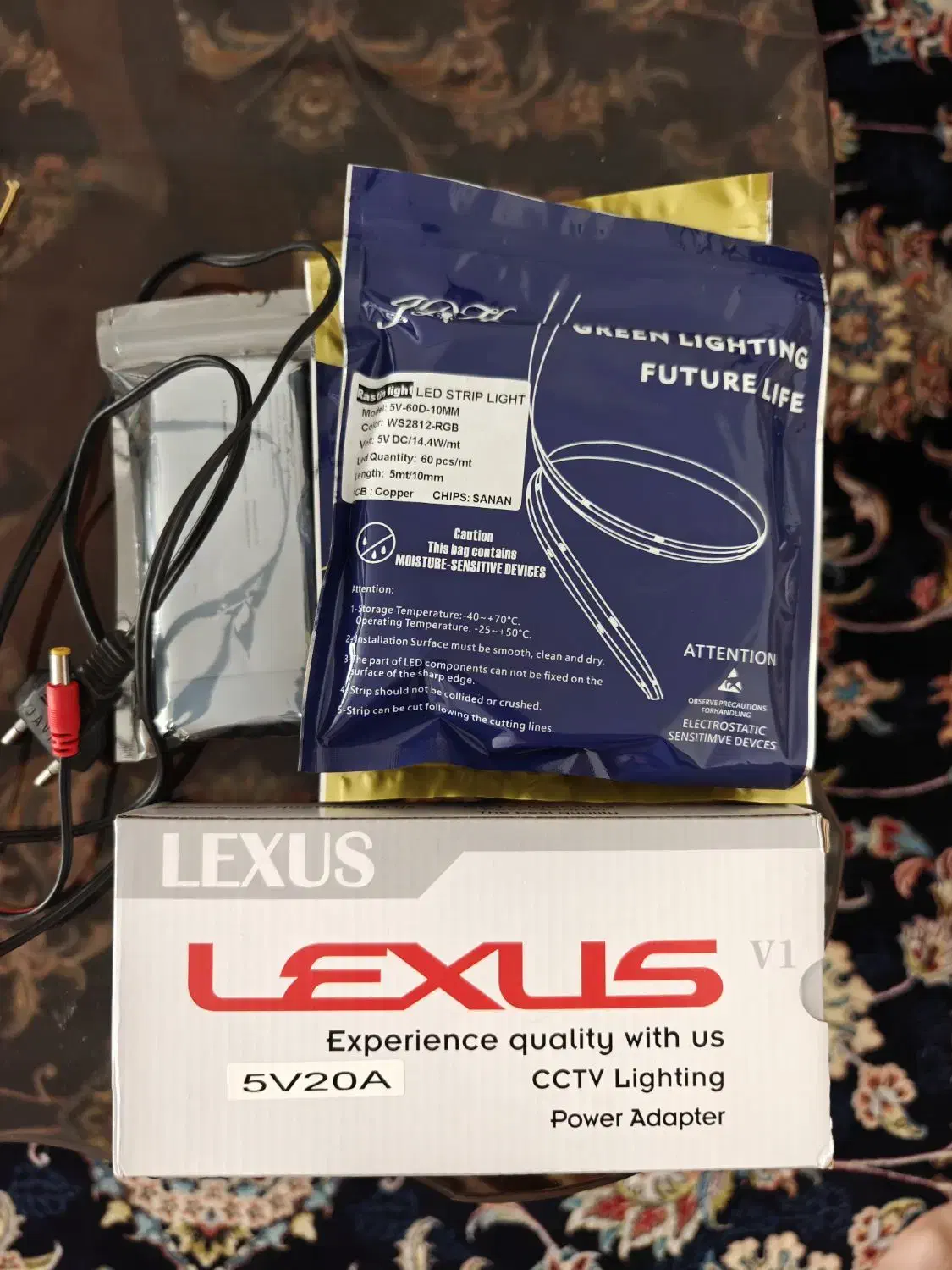 پک کامل ریسه RGB و سقف ابری گیمینگ ws 2812، sp611e|ریسه و چراغ تزئینی|تهران, میدان ولیعصر|دیوار