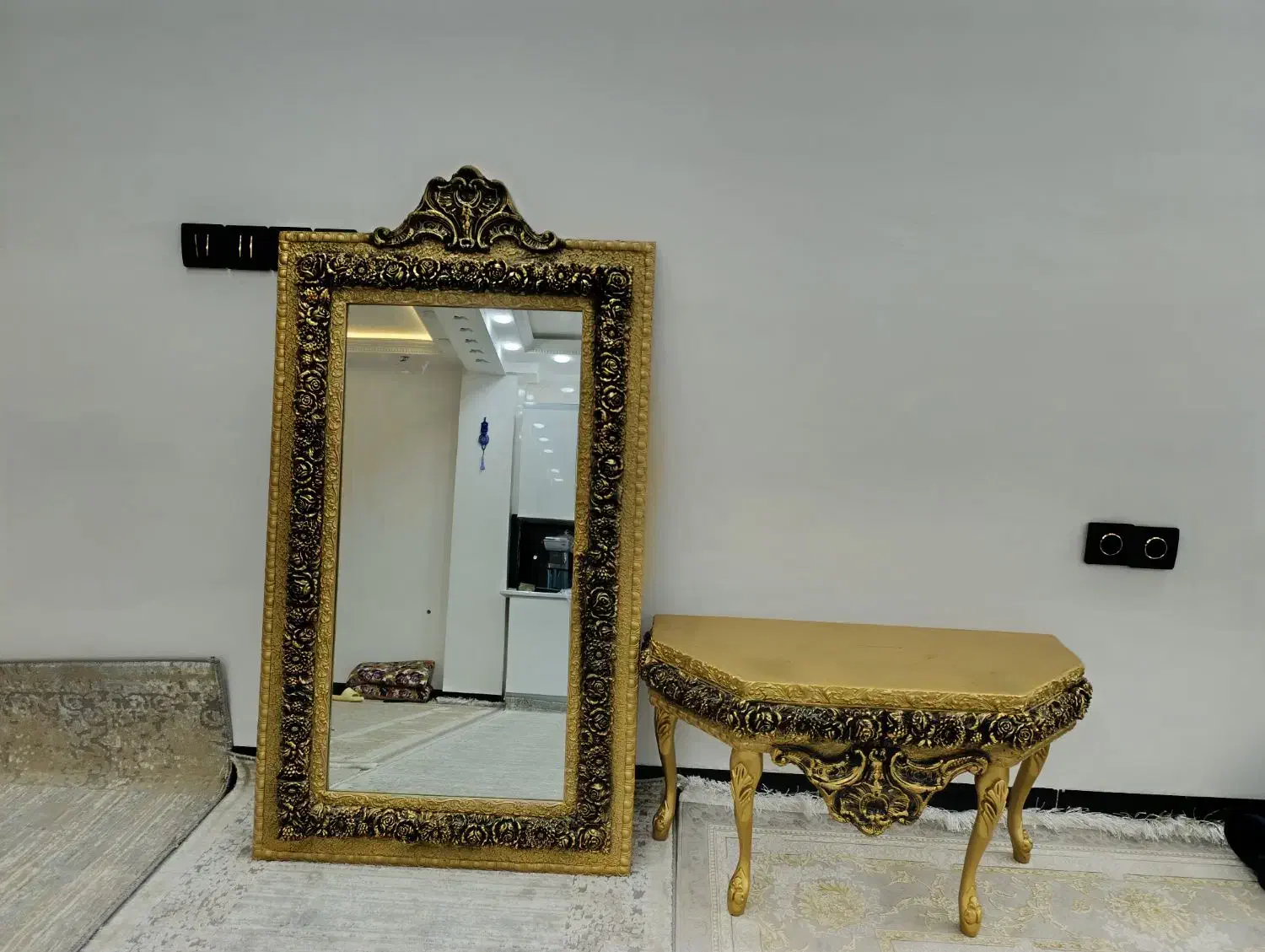 آینه و کنسول تمیز|بوفه، ویترین، کنسول|چرداول, |دیوار