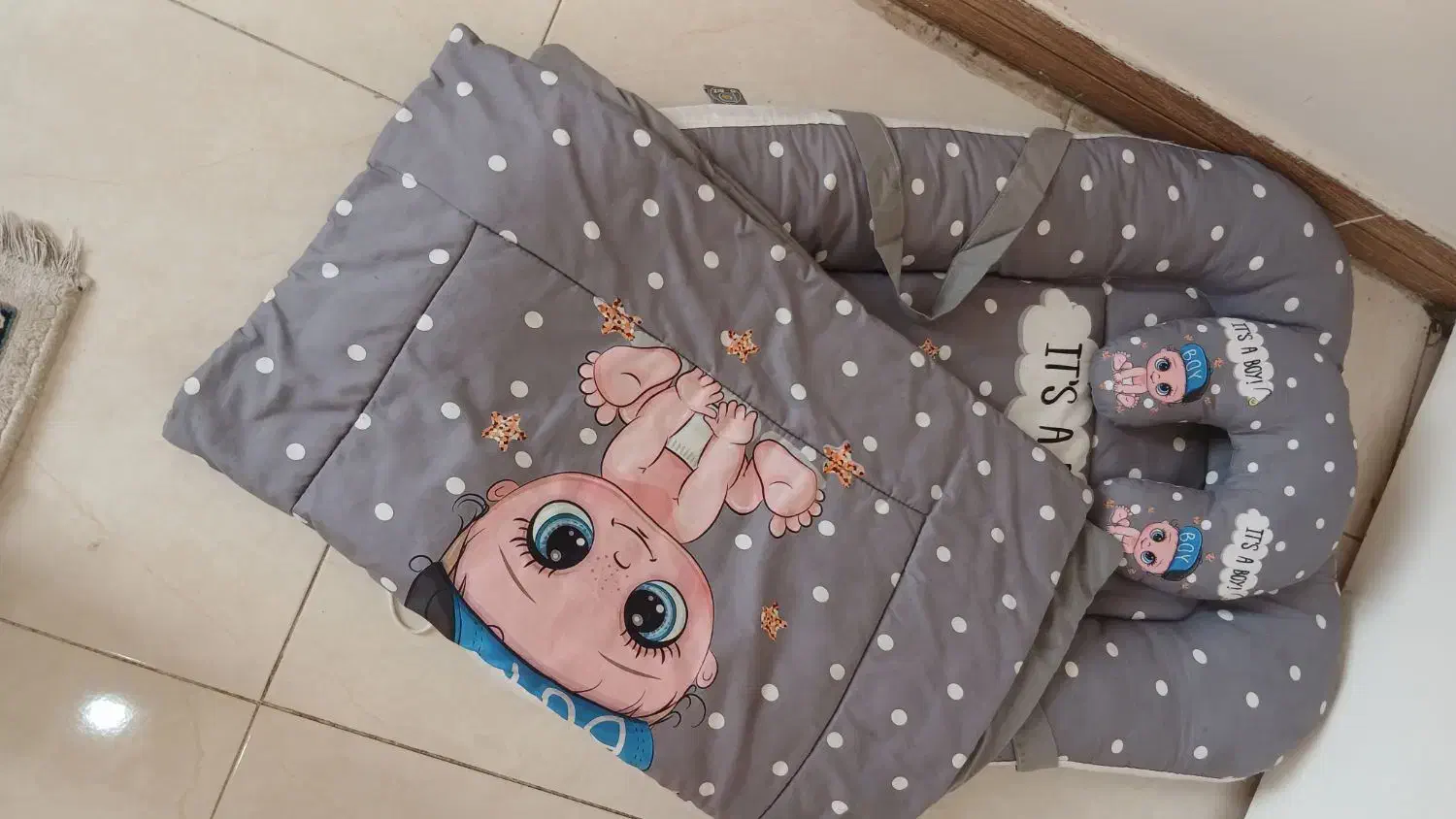 یه دست رختخواب کودک تا دوسال کاملا سالم  تمیز|اسباب و اثاث بچه|ملارد, |دیوار