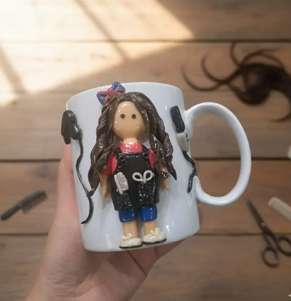 ماگ عروسکی هدیه|صنایع دستی و سایر لوازم تزئینی|مشهد, آزادشهر|دیوار