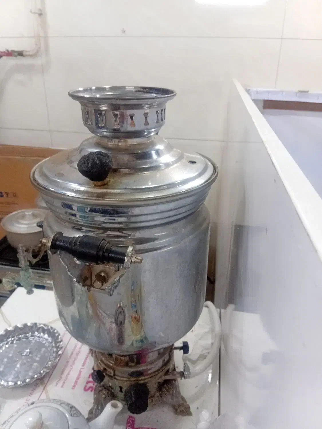 سماور گازی ۱۰ لیتری|سماور، چای‌ساز، قهوه‌ساز|لنگرود, |دیوار