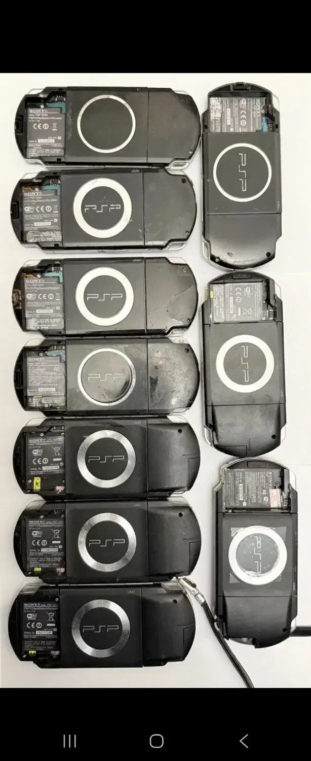 ۱۰ عدد پی اس پی ۱۰۰۰ ۲۰۰۰ ۳۰۰۰ Sony psp|کنسول، بازی ویدئویی و آنلاین|تهران, شیخ هادی|دیوار