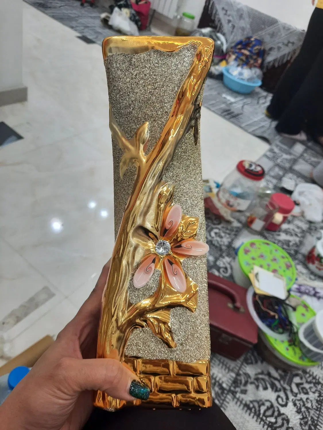 گلدان سبد|صنایع دستی و سایر لوازم تزئینی|رشت, حمیدیان|دیوار