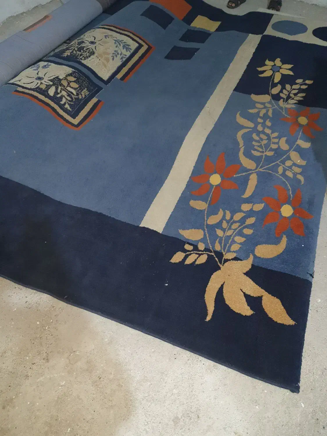 گلیم فرش ۱۲متری تمیز|گلیم، جاجیم، گبه|بهبهان, |دیوار