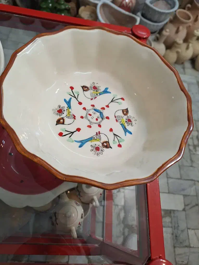 میوه خوری سفال|کلکسیون اشیاء عتیقه|یزد, |دیوار