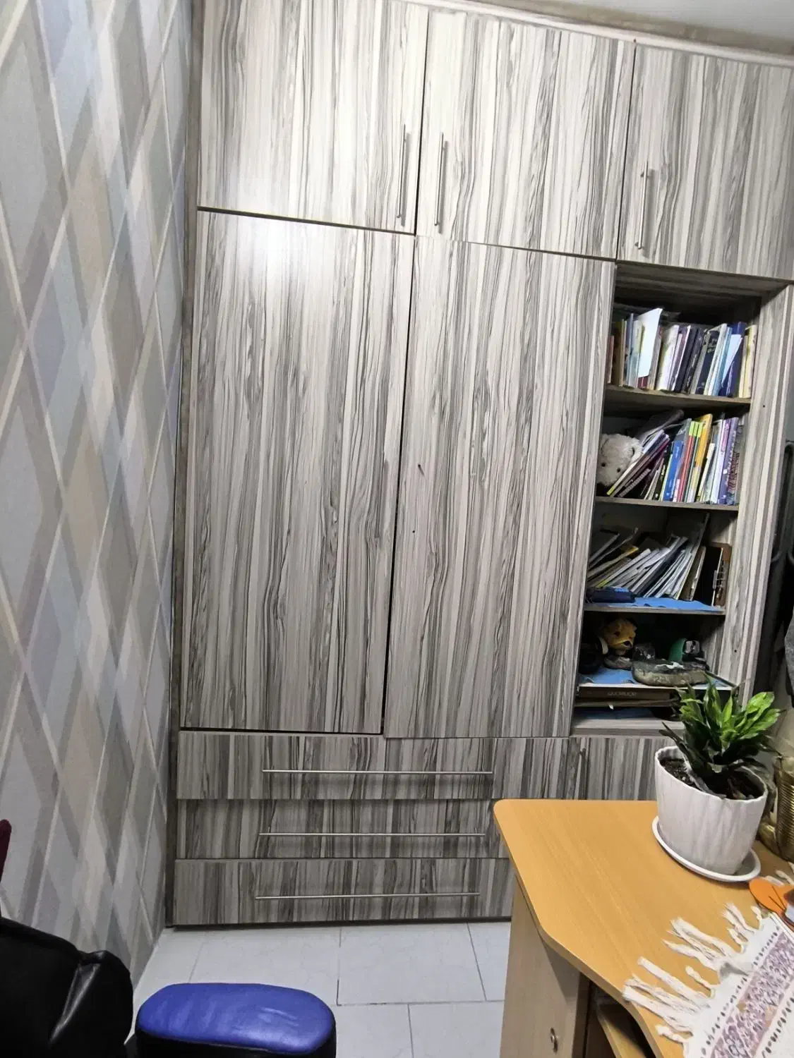 کمد دیواری|جاکفشی، کمد، دراور|نیشابور, گمنام غربی|دیوار