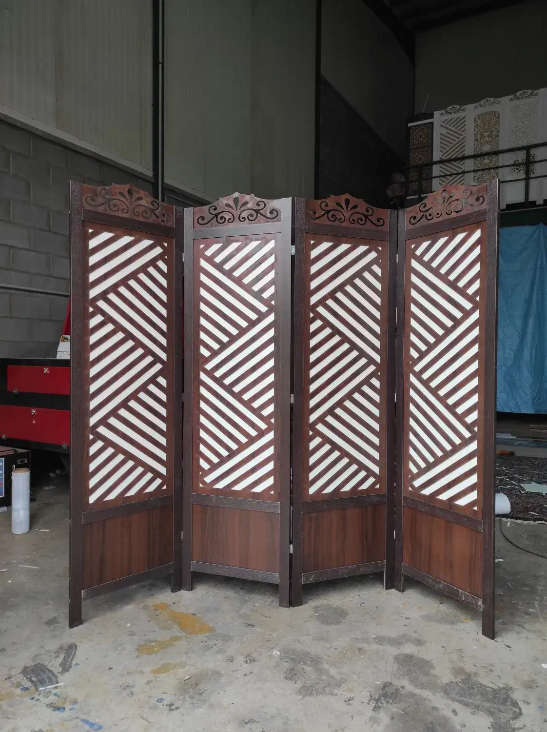 پاراوان لیزری ۶ میلیمتر پارتیشن پاروان دیوار چوبی|صنایع دستی و سایر لوازم تزئینی|تهران, شهرک رضویه|دیوار