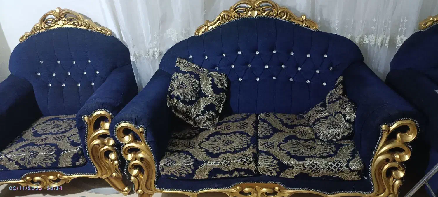 مبل راحتی و نیمه استیل|مبلمان خانگی و میز عسلی|شاهینشهر, مسکن مهر|دیوار