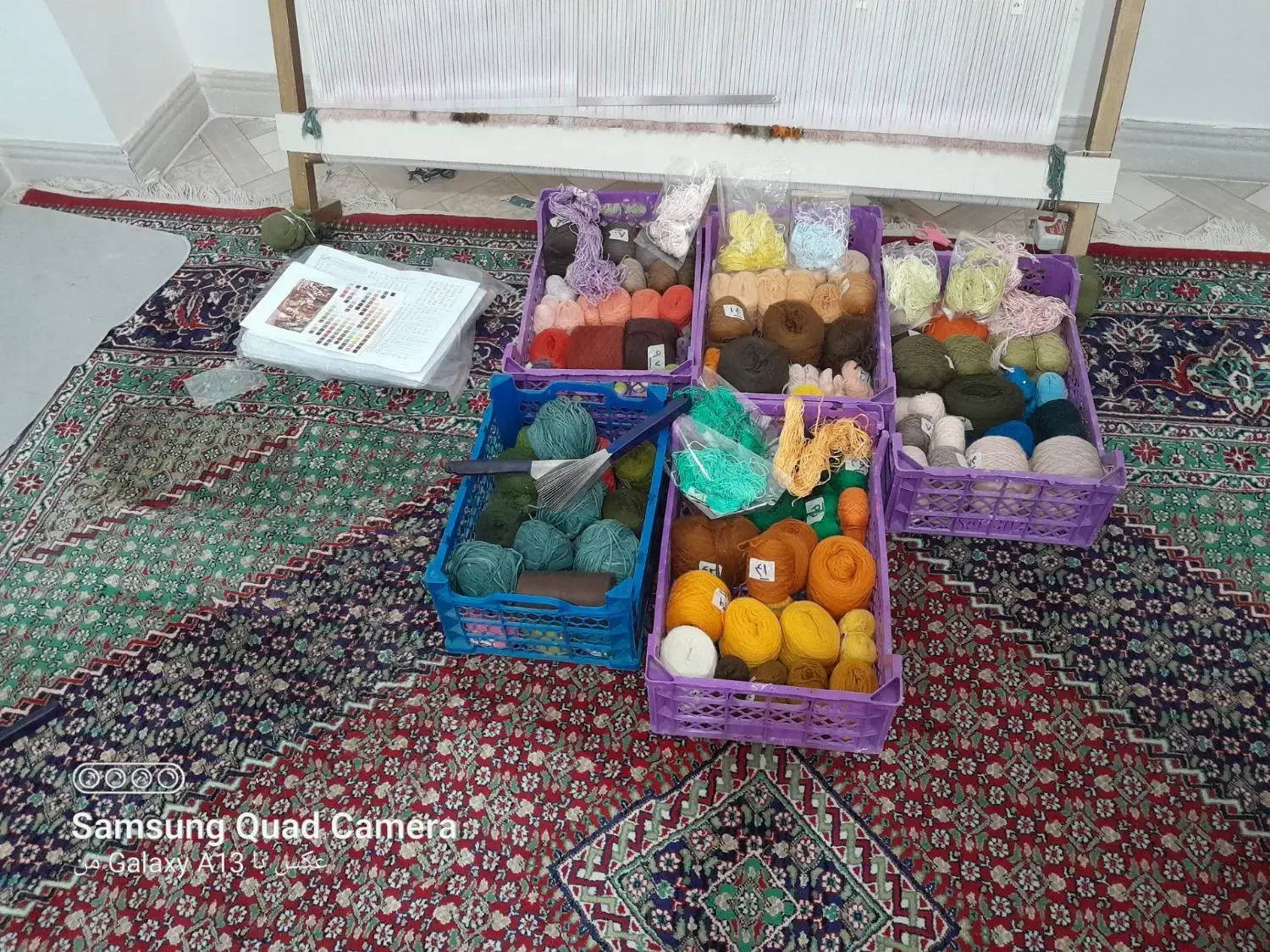 دار قالی دار تابلو فرش|تابلو فرش|کرمانشاه, |دیوار