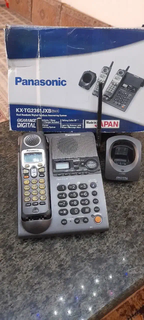 تلفن ثابت بی سیم پاناسونیک ۶۰ میلیون زیر فی بازار|تلفن رومیزی|بیرجند, |دیوار