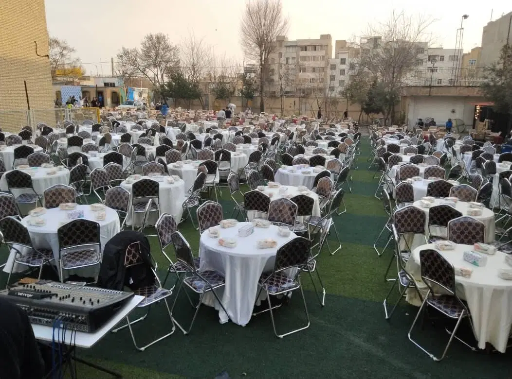 اجاره صندلی تاشو شیواری میز پنکه کرایه حجله ظروف|خدمات پذیرایی، مراسم|تهران, بوستان ولایت|دیوار