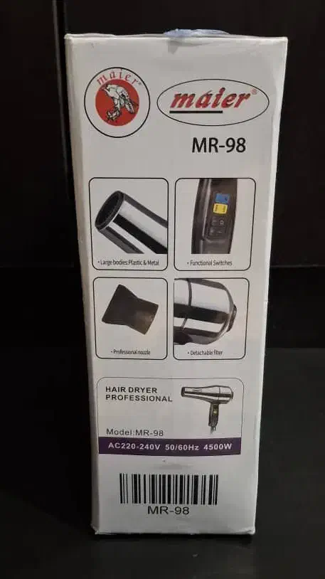 سشوار حرفه ای اورجینال اصل mr.98|آرایشی، بهداشتی، درمانی|شیراز, فرهنگ شهر|دیوار