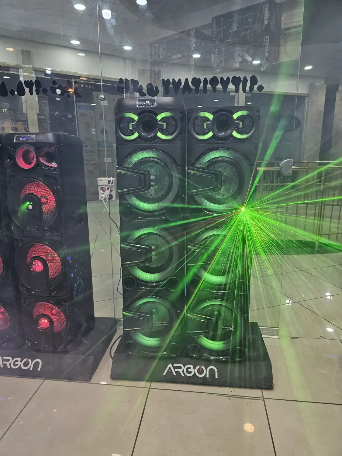 اسپیکر باند سیستم صوتی مکسیدر دودزا لیزری ۱۲ ماهه|سیستم صوتی خانگی|تبریز, |دیوار