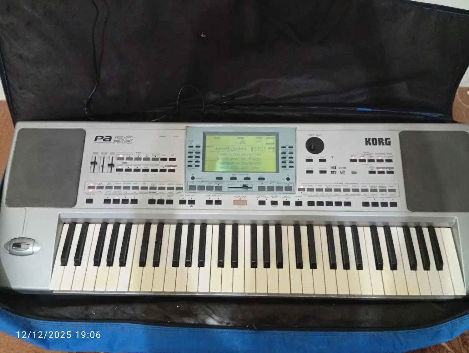 ارگ کرگ pa50 تبدیل به pa80|پیانو، کیبورد، آکاردئون|خمیر, |دیوار