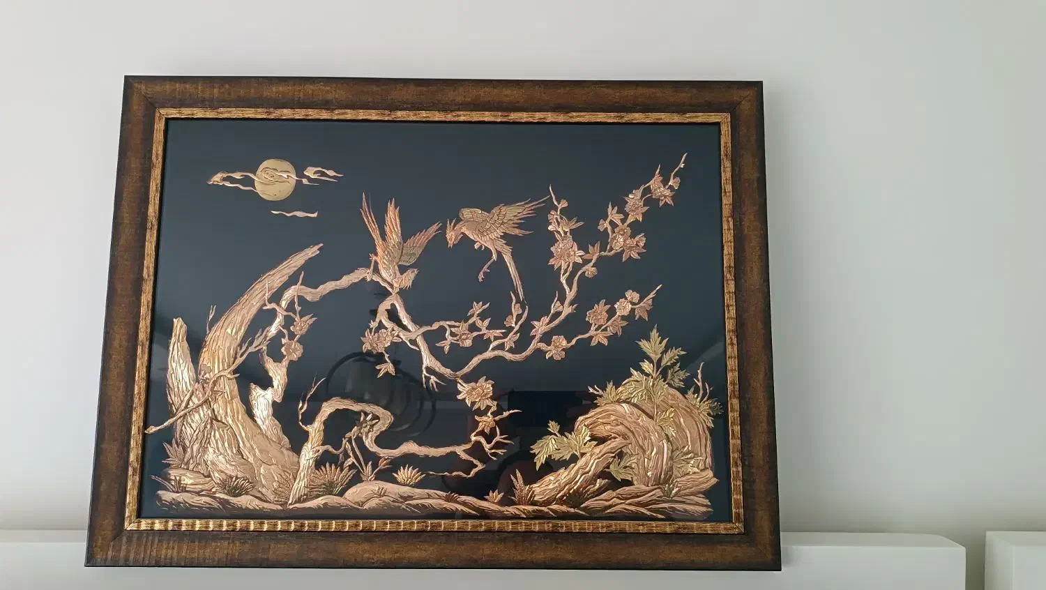 تابلو گل مرغ|صنایع دستی و سایر لوازم تزئینی|فولادشهر, سایت صنعتی کاوه|دیوار