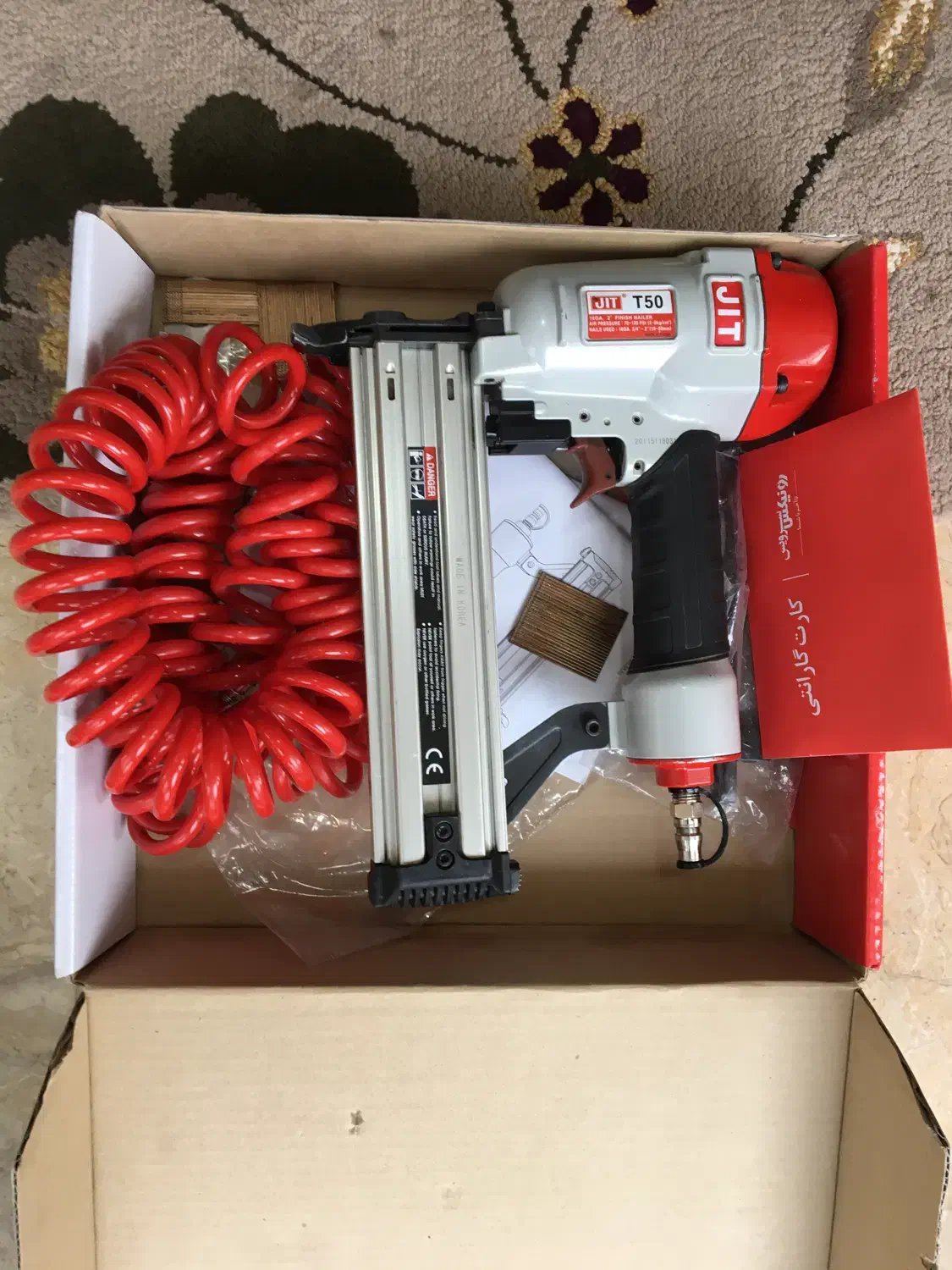 پمپ باد۵۰لیتری رونیکس و میخکوب|ابزارآلات|تنکابن, |دیوار