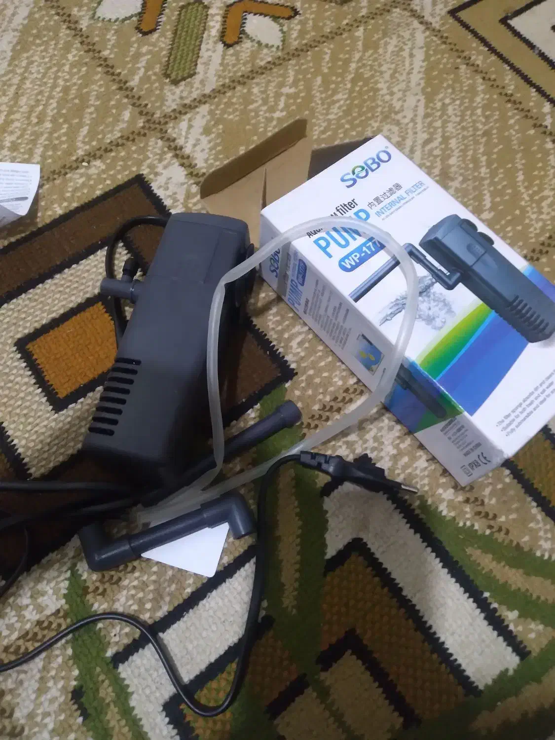 فیلتر ابشاری سوب نو سالم پمپ هوا وصل میشه|ماهی|قلقل رود, |دیوار