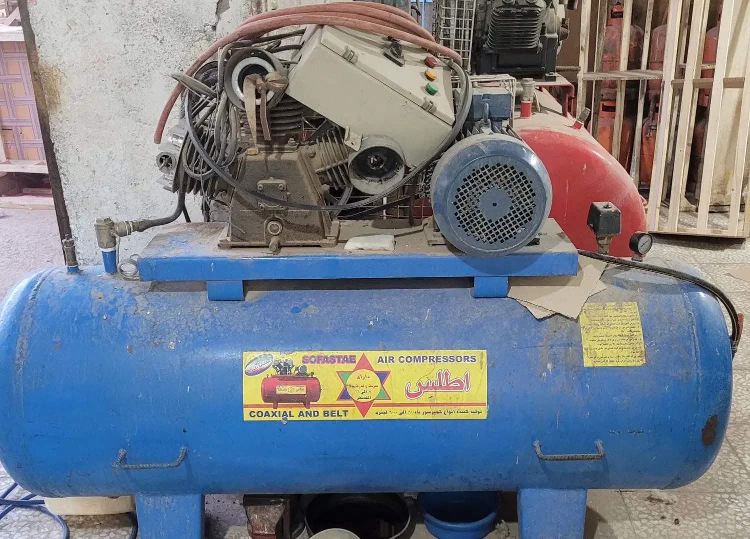 پمپ باد ۵۰۰تایی سه فاز|ابزارآلات|اصفهان, لیمجیر|دیوار