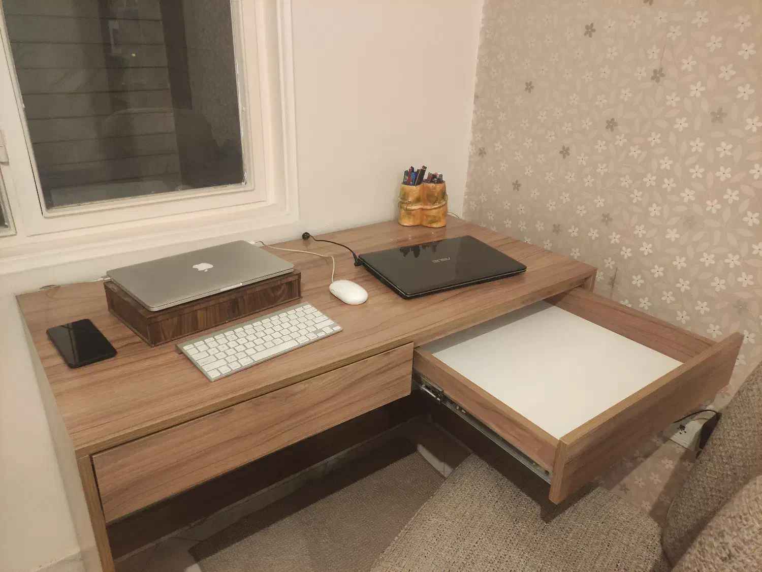 میز تحریر دو کشو، نو، چوبیسان|میز تحریر و کامپیوتر|تهران, امیرآباد|دیوار