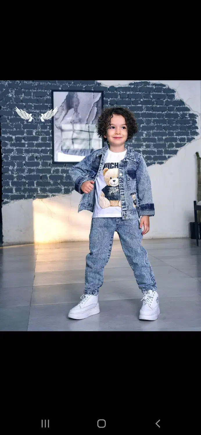 ۴ تیکه جین پر  سایز ۲تا ۱۶ سال|کفش و لباس بچه|رباط‌کریم, رباط‌کریم|دیوار
