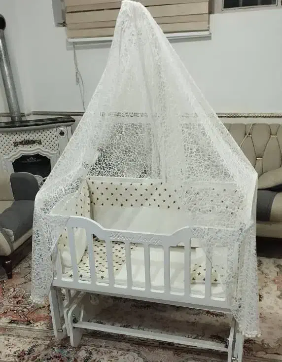 تخت خواب نوزاد|تخت و سرویس خواب|خسروشاه, |دیوار