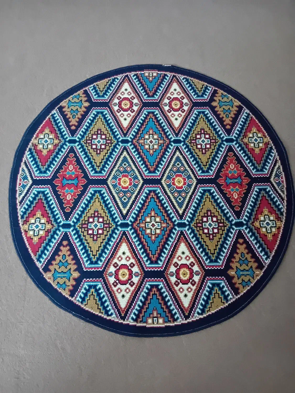 گلیم فرش گرد|پادری|بروجرد, |دیوار