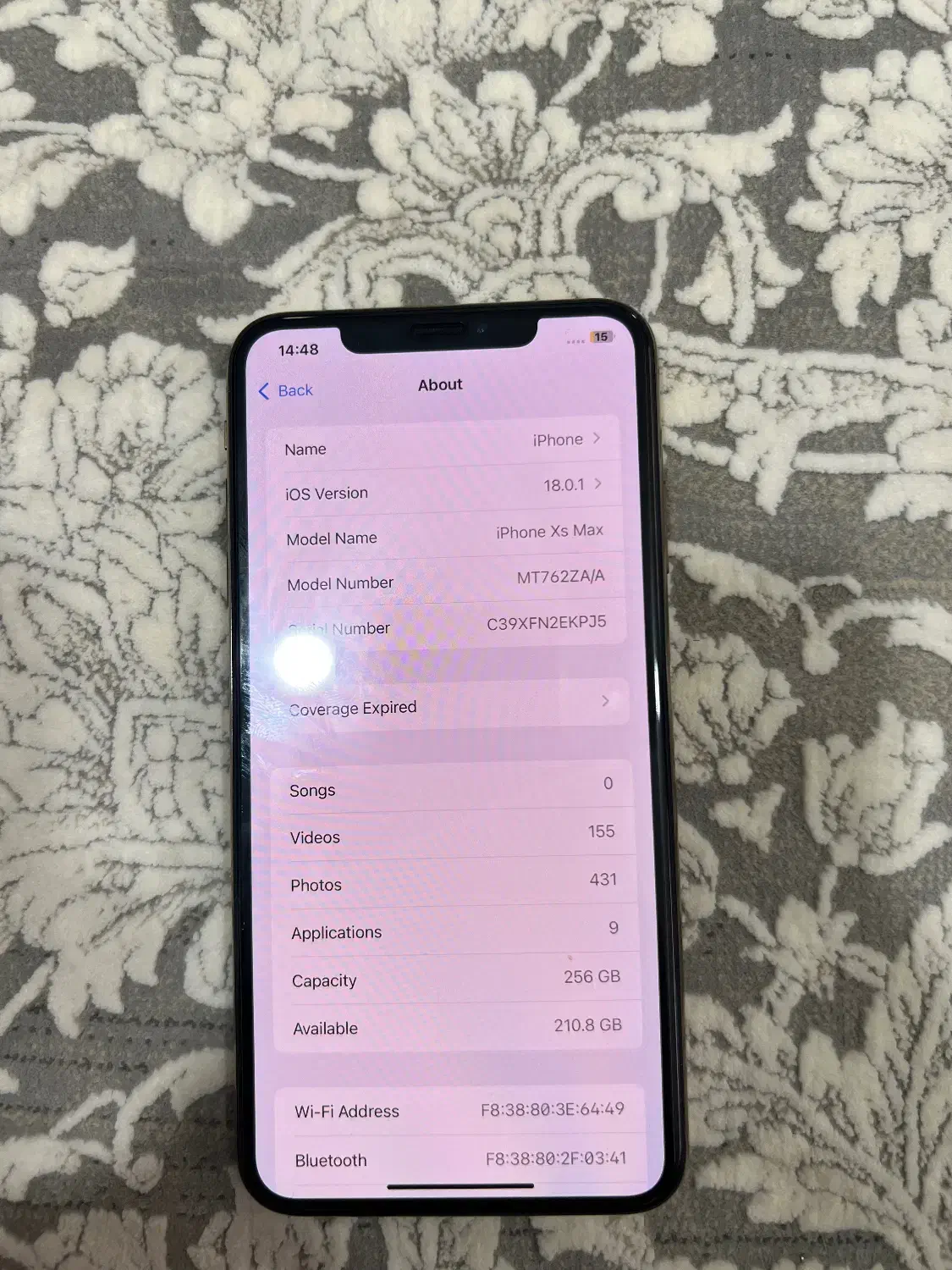 Xs max 256 درحد نو|موبایل|گنبد کاووس, |دیوار