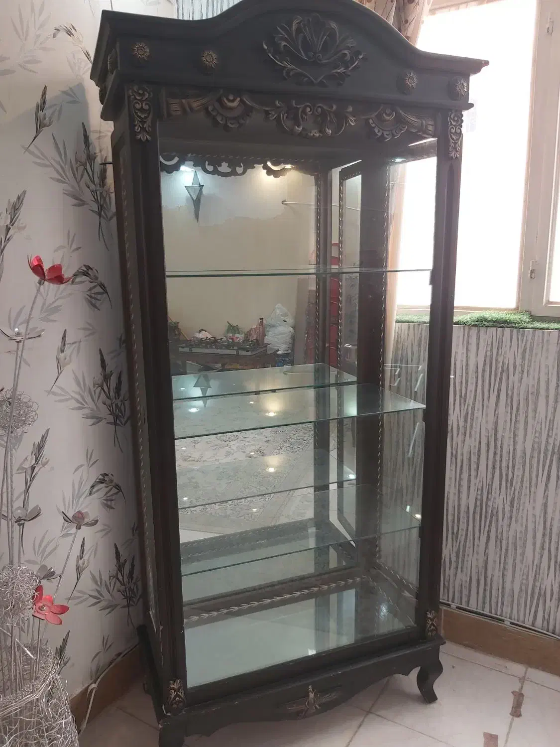 ویترین چوبی|بوفه، ویترین، کنسول|شیراز, فرگاز|دیوار